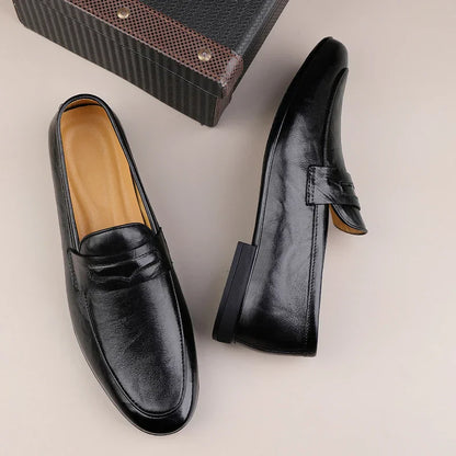 Luxury Real Leather Slip On Shoe