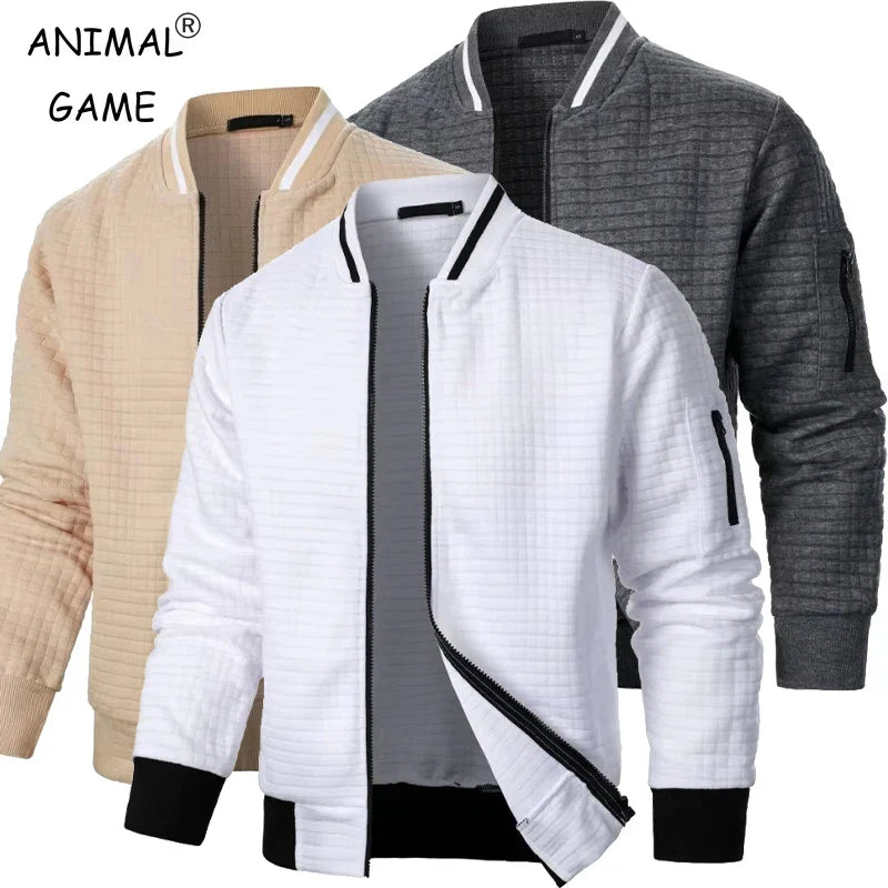 Vintage Style Zipper Athletic Jacket - OutfitLondon