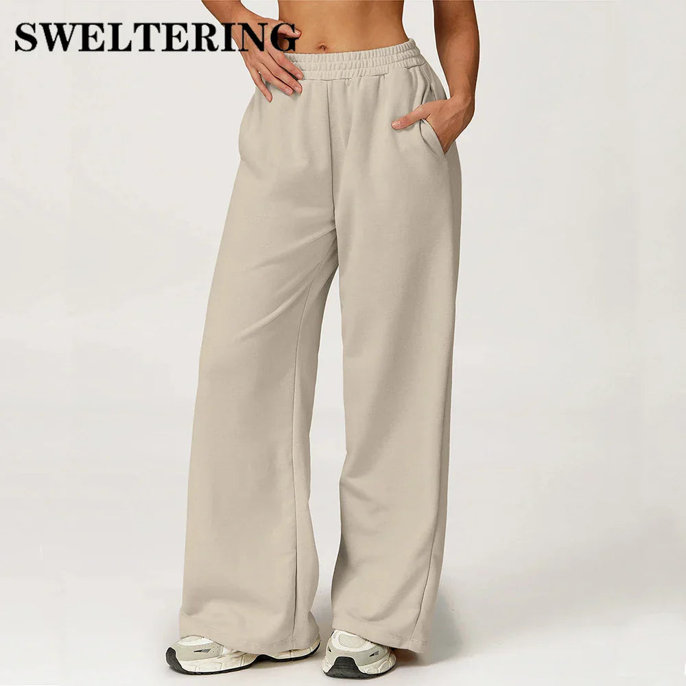 Relaxed Fit Women's Yoga Leggings Pants - OutfitLondon