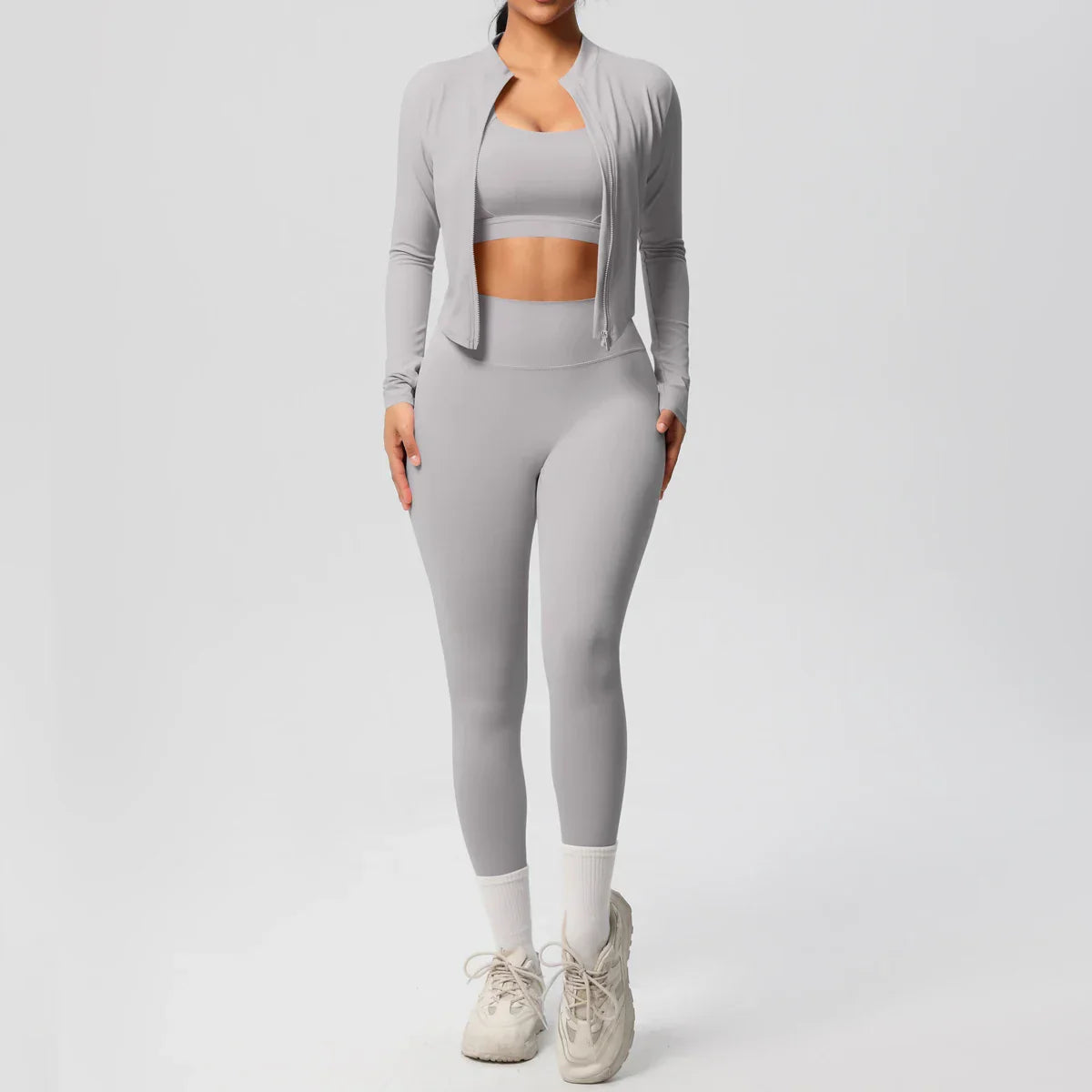 Athletic 3-Piece Workout Set for Ladies