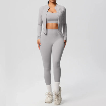 Athletic 3-Piece Workout Set for Ladies