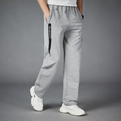 Relaxed Fit Mens Striped Sweatpants