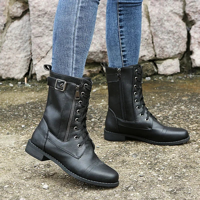 Casual Women's Round Toe Ankle Boots