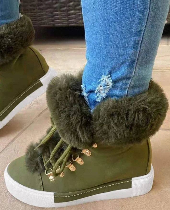 Cozy Women's Winter Ankle Boots – Soft and Warm