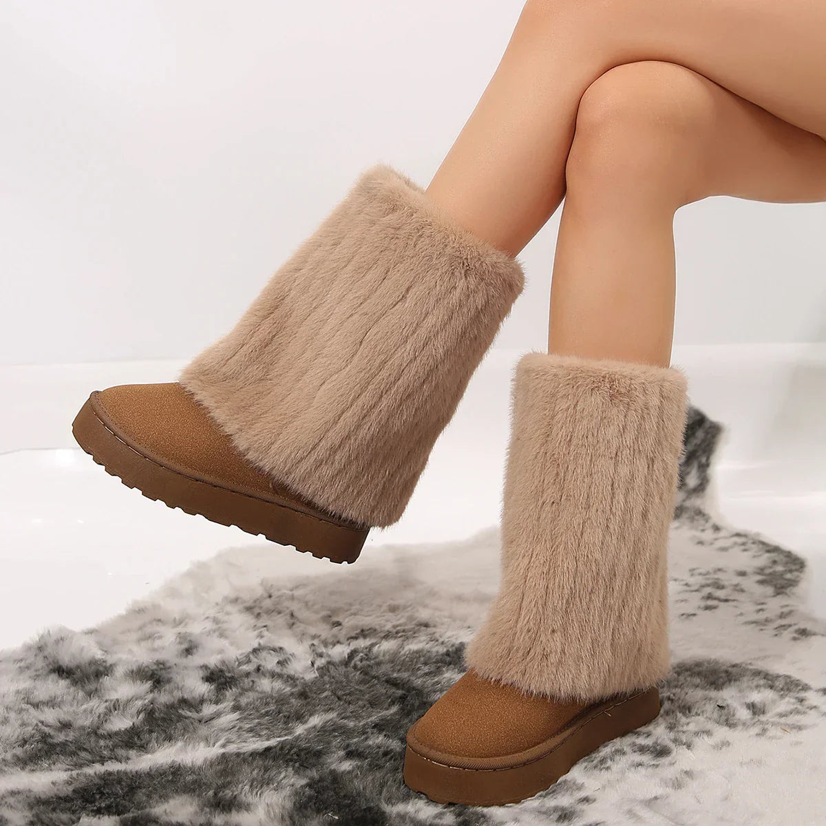 Luxury Sheepskin Winter Boots