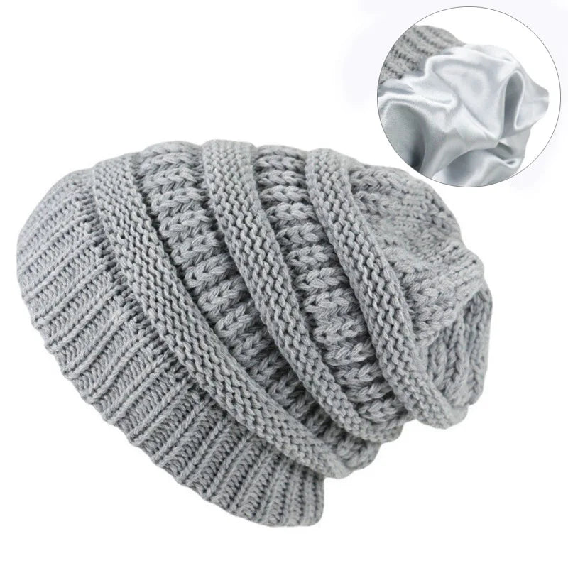 Warm Cozy Fleece Lined Beanie Cap