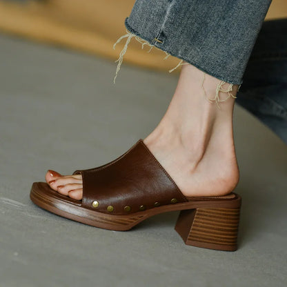 Luxury Genuine Leather Sandals