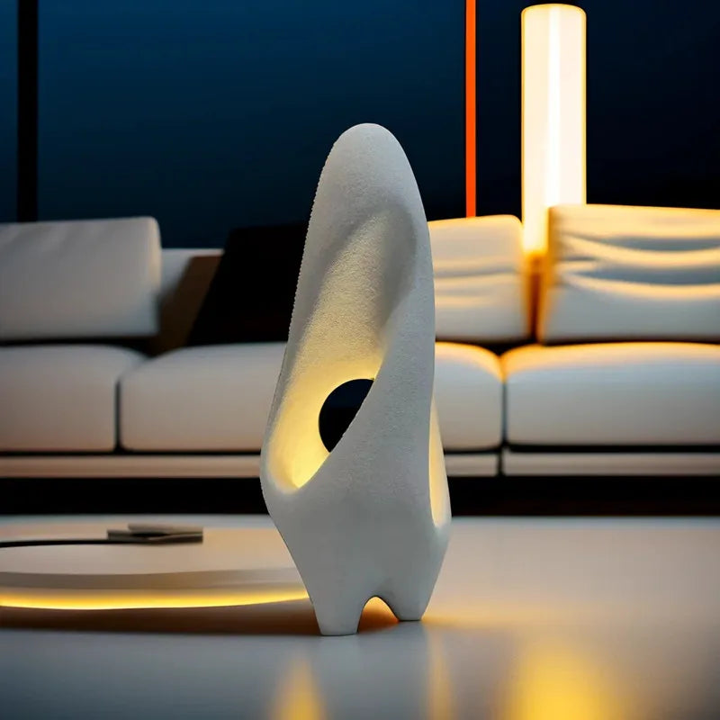 Slender Floor Lamp with Pet Hair Remover - OutfitLondon