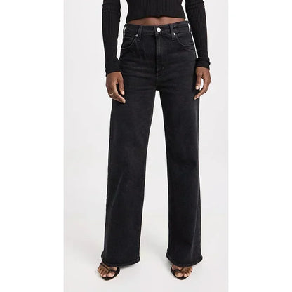Relaxed Fit Slim White Straight Leg Jeans