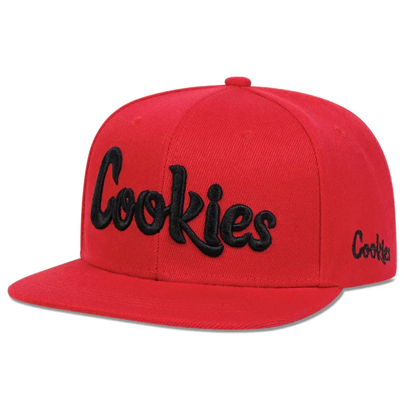 Embroidered Snapback Hat Cookies Design