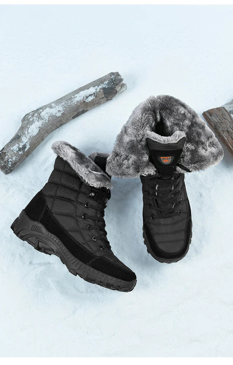 Warm Waterproof Hiking Boots for Men