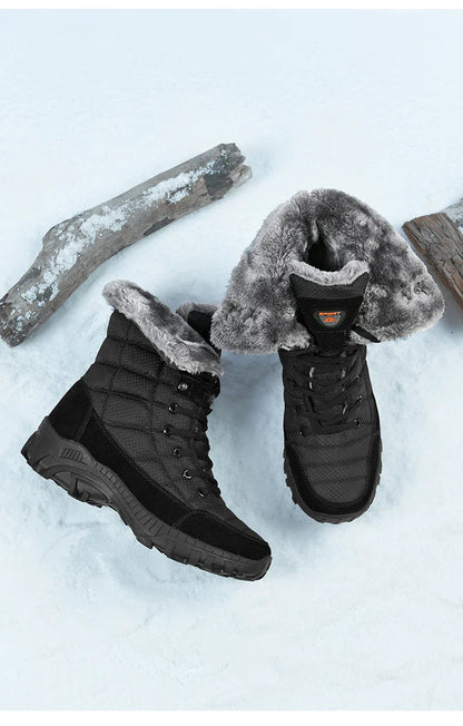 Warm Waterproof Hiking Boots for Men