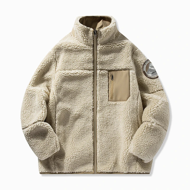 Warm Mens Faux Fur Parka Coat - OutfitLondon