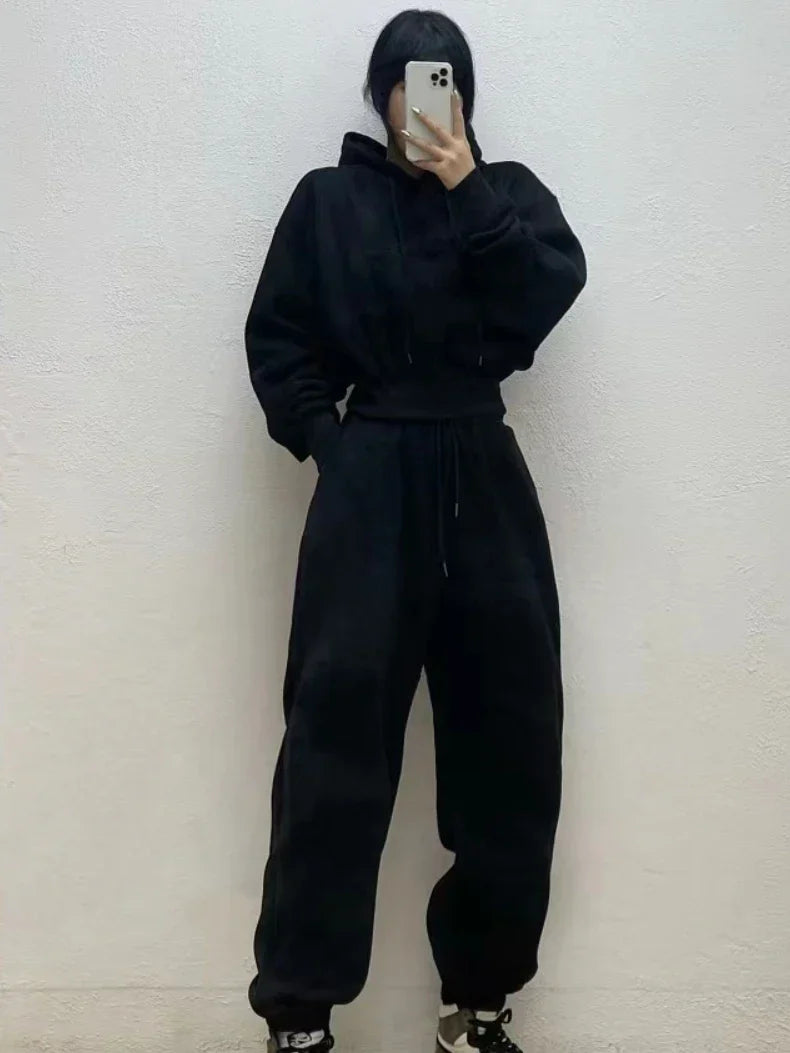 Cozy Fleece Sweat Suit for Ladies