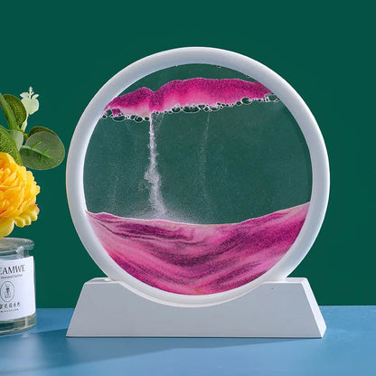 Beautiful Hourglass Timer With Colorful Sand
