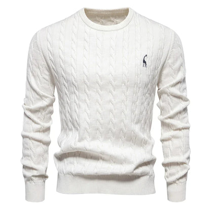 Comfortable Mens Wild Print Crew Sweatshirt