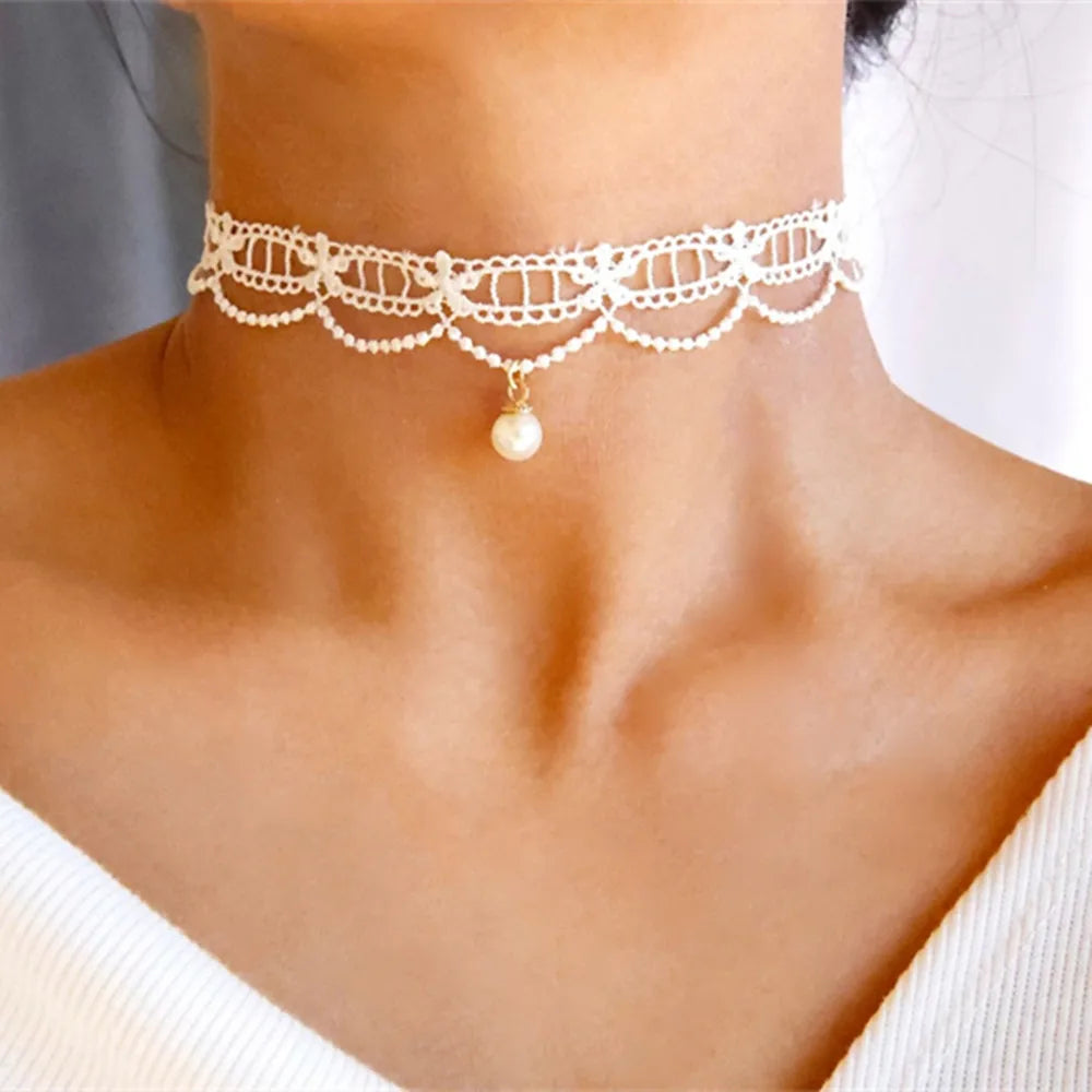 Women's Gothic Lace Choker