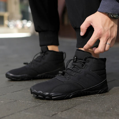 Warm Waterproof Running Sneakers for Men Women