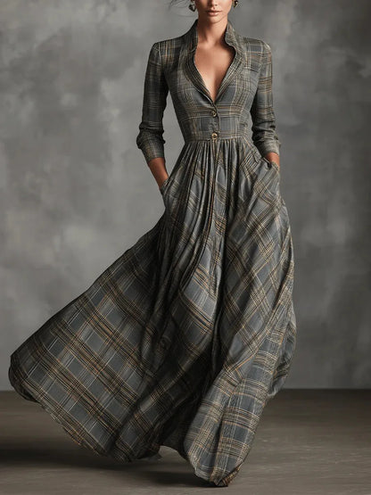 Chic Retro Women's Evening Dress