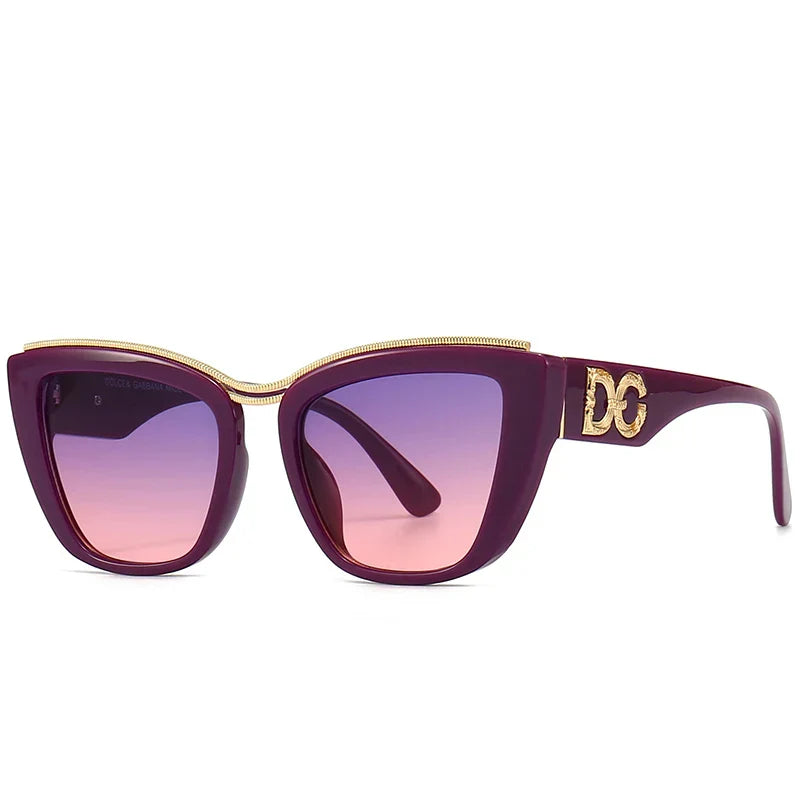 Fashion Women's Colorful Aviator Sunglasses