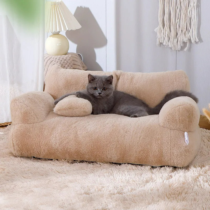 Comfy Pet Bed with Raised Sides for Cats and Dogs - OutfitLondon