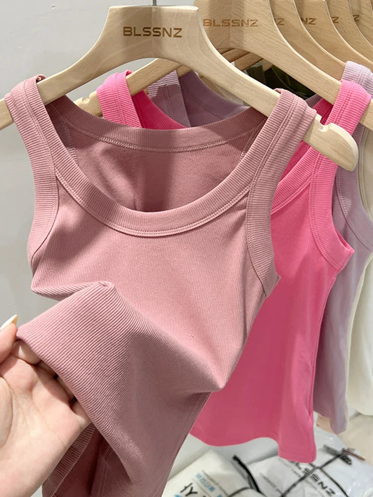 Relaxed Fit Lightweight Women's Summer Tank Top - OutfitLondon