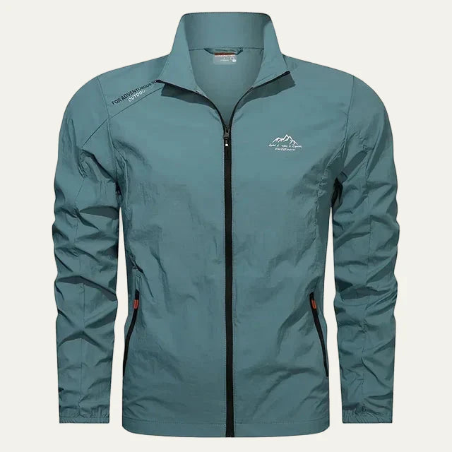 Men's Slim Water Resistant Zip Jacket
