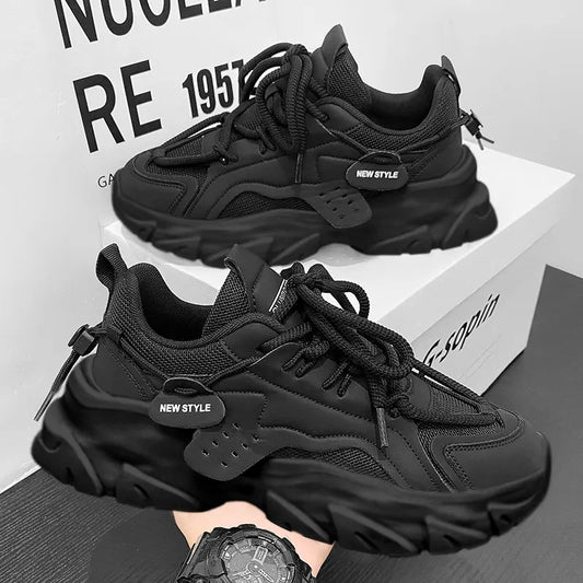 Breathable Men's Athletic Walking Sneakers - OutfitLondon