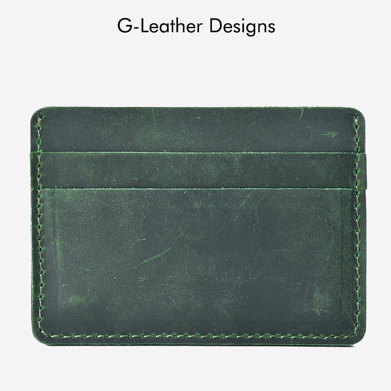 Traditional Tan Leather Card Holder