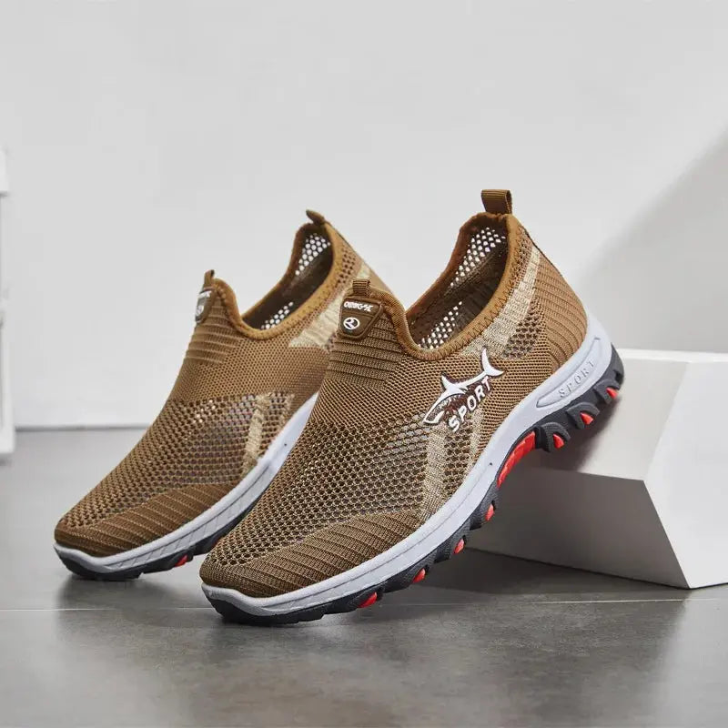 Men's Ventilated Air Sneakers – Comfort Summer Run Shoes