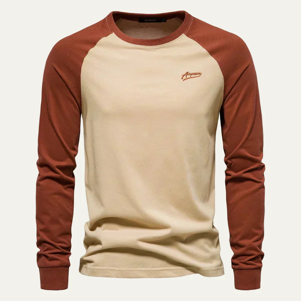 Classic Baseball Style Long Sleeve T-Shirt