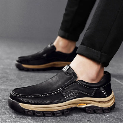 Authentic Leather Slip On Shoe