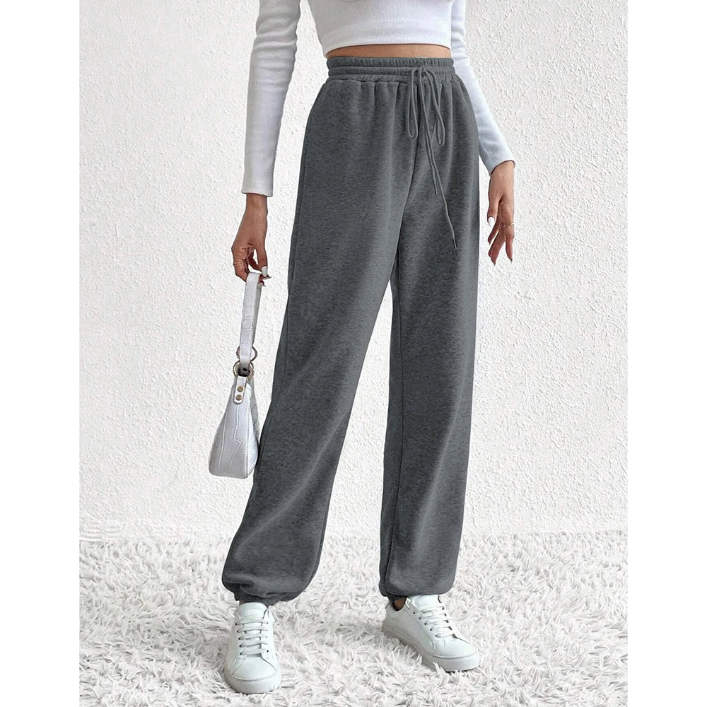 Soft High Waisted Sports Pants for Ladies