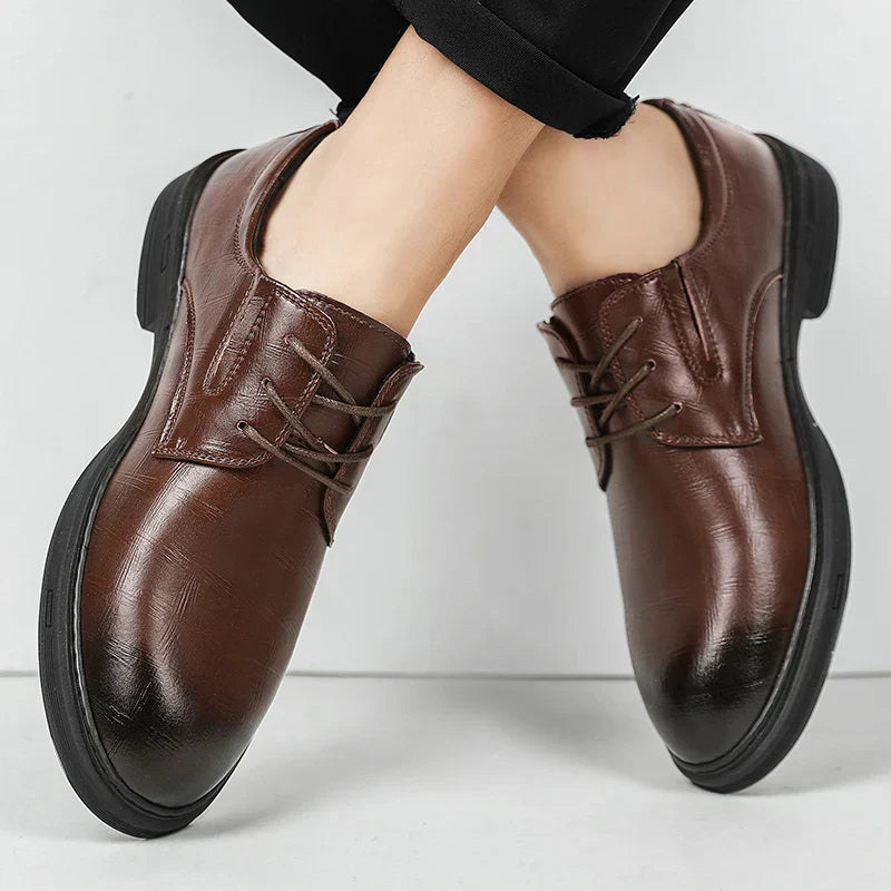 Real Leather Smart Dress Shoes