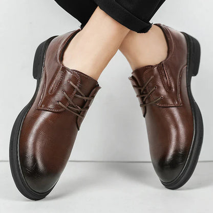 Real Leather Smart Dress Shoes