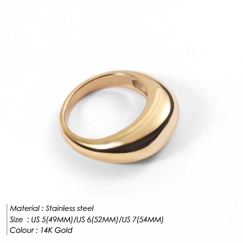 Classic Slim Sterling Silver Ring for Ladies