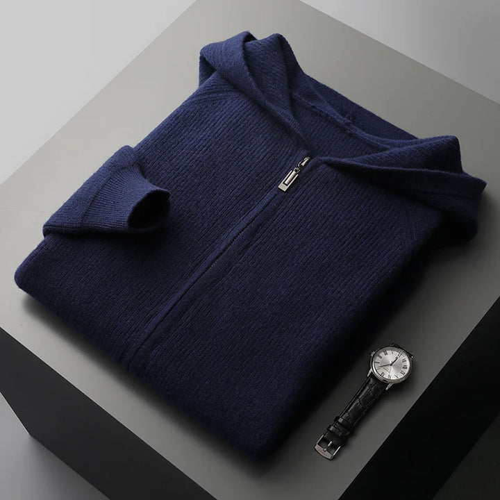 Premium Men's Cashmere Hooded Vest