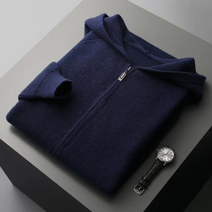 Premium Men's Cashmere Hooded Vest