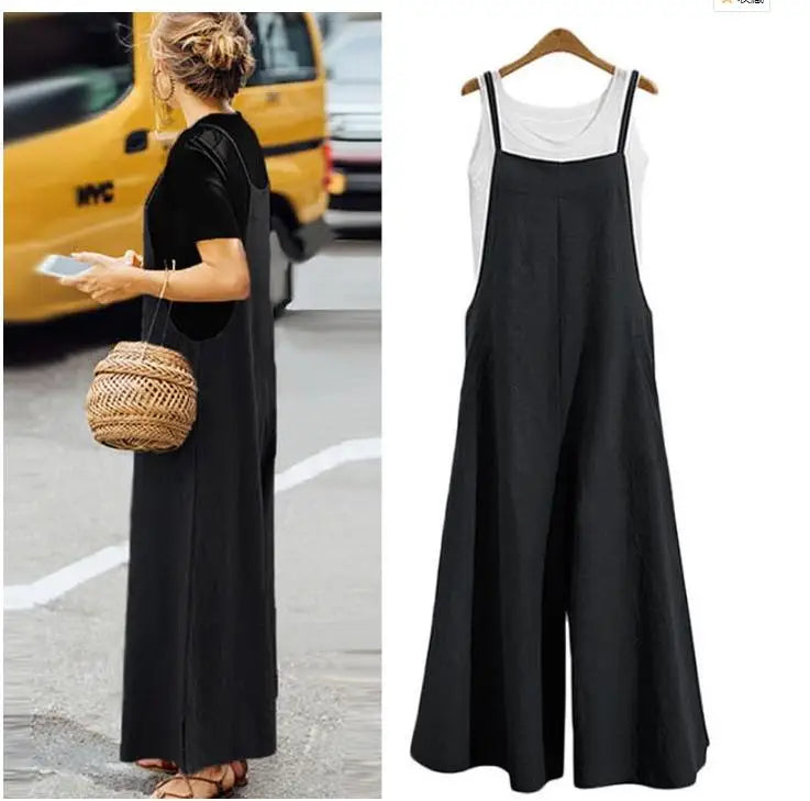 Comfortable Loose Fit Summer Jumpsuit