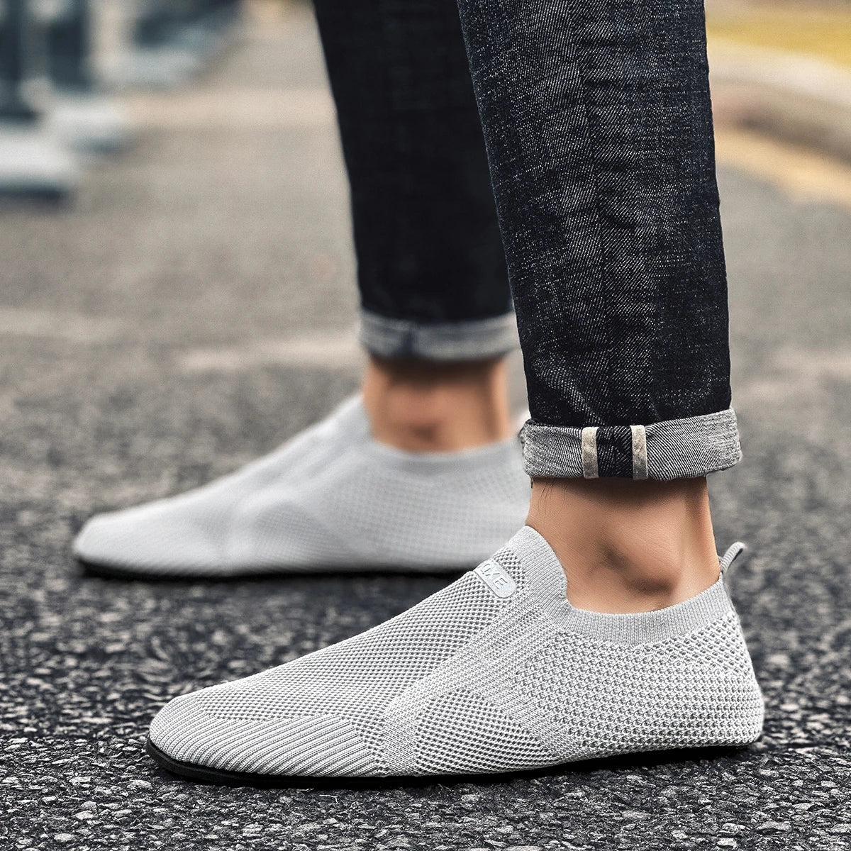 Breathable Mesh Slip On Shoes
