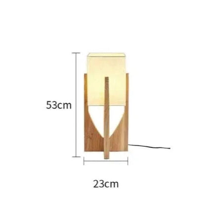 Farmhouse Style Wood LED Hanging Light Fixture