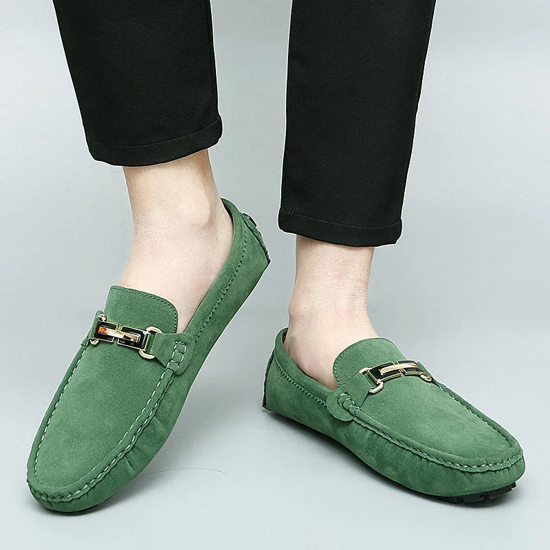 Luxury Soft Leather Slip On Shoes