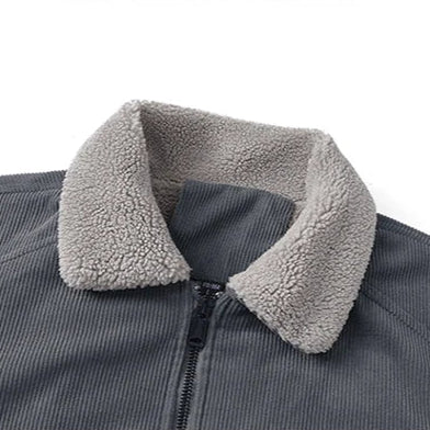 Rugged Textured Corduroy Jacket