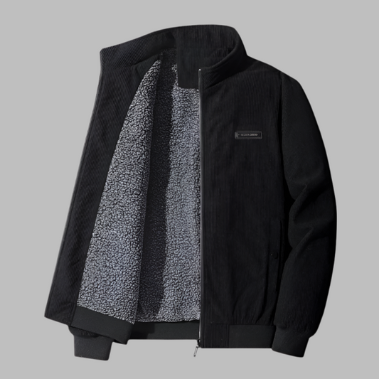 Rugged Mens Quilted Winter Coat - OutfitLondon