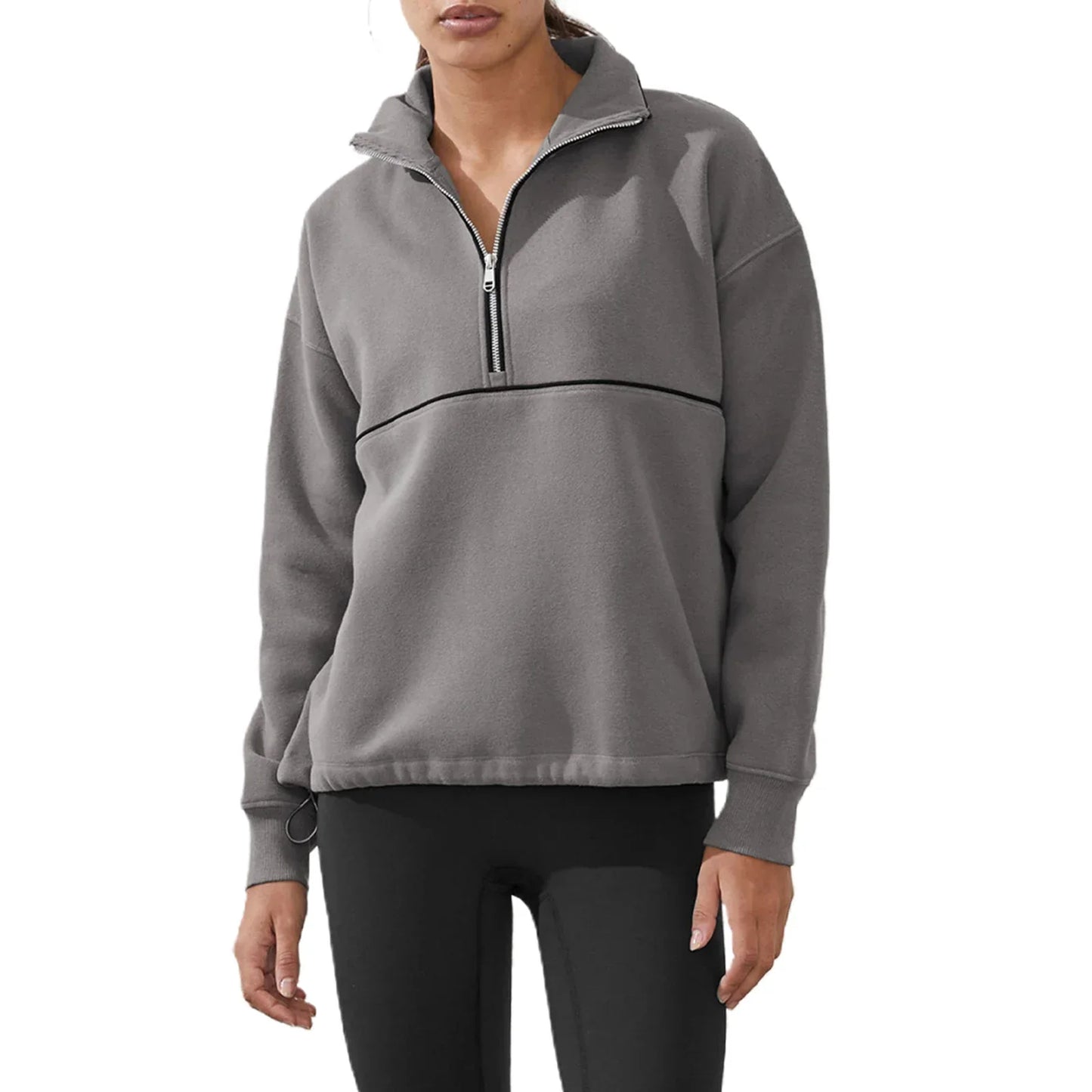 Relaxed Fit Crew Neck Sweatshirt – Soft Long Sleeve