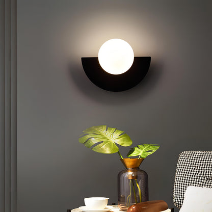Modern Semi Circle LED Wall Light Soft Glow