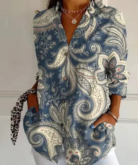 Pretty Floral Ladies Casual Top