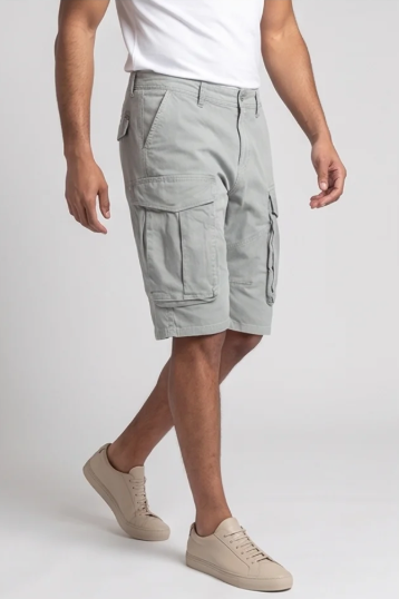 Men's Casual Cotton Cargo Shorts with Loose Fit