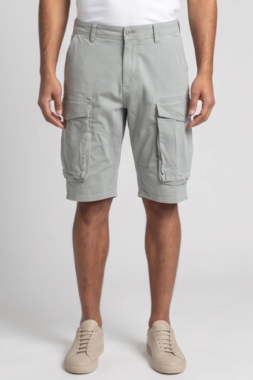 Men's Casual Cotton Cargo Shorts with Loose Fit