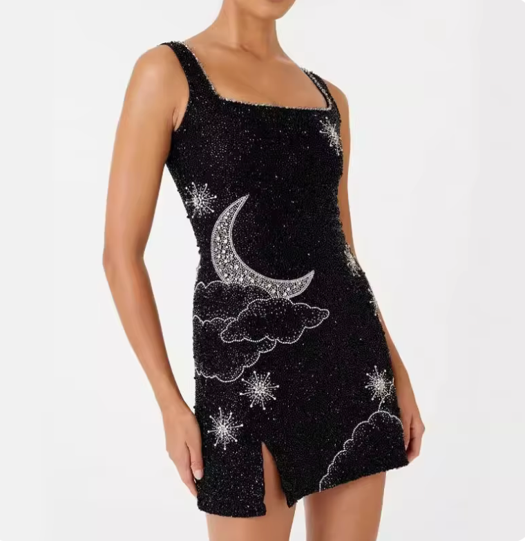 Glitter Mini Party Dress